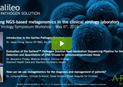 Workshop – Enabling NGS-based metagenomics in the clinical virology laboratory
