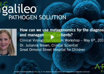 Workshop – How can we use metagenomics for the diagnosis and management of patients?