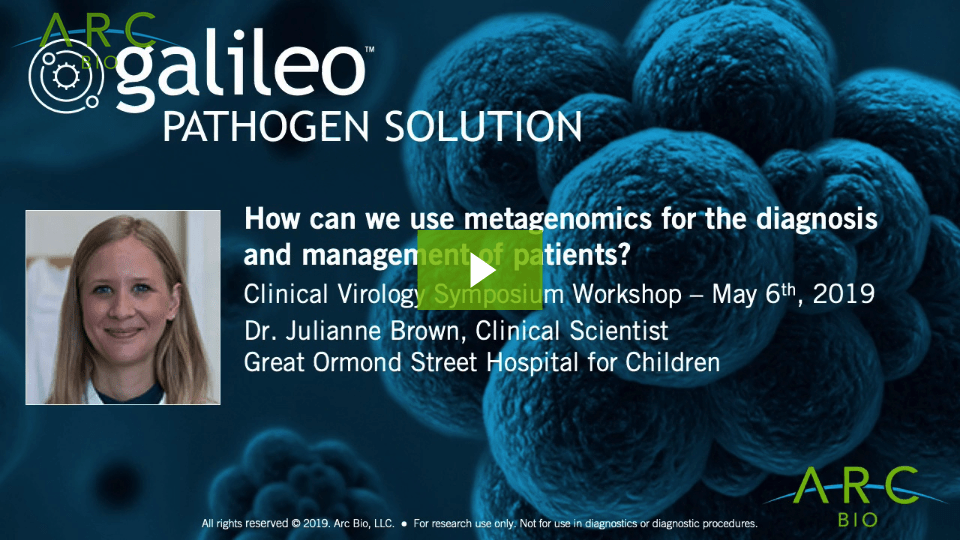 Workshop – How can we use metagenomics for the diagnosis and management of patients?